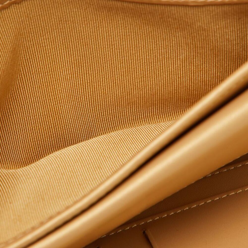 Chanel Gold Quilted Caviar Leather Trifold Wallet - Picture 4 of 4